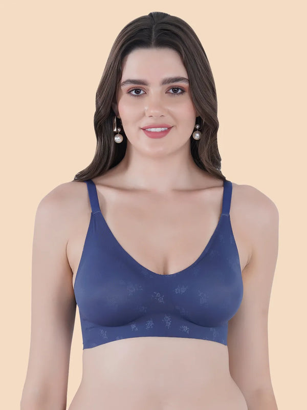 Tweens Seamless Bonded InvisiBra (Blue Print)